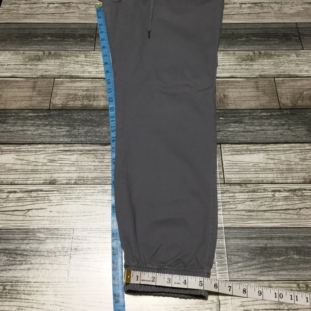 Amazon Essentials Slim Fit Chino Joggers Men’s M Gray (Inseam 28) Drawstring