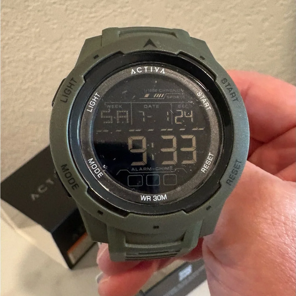 Activa X Terrain Invicta Digital Men's Watch - 45mm, Green NWT