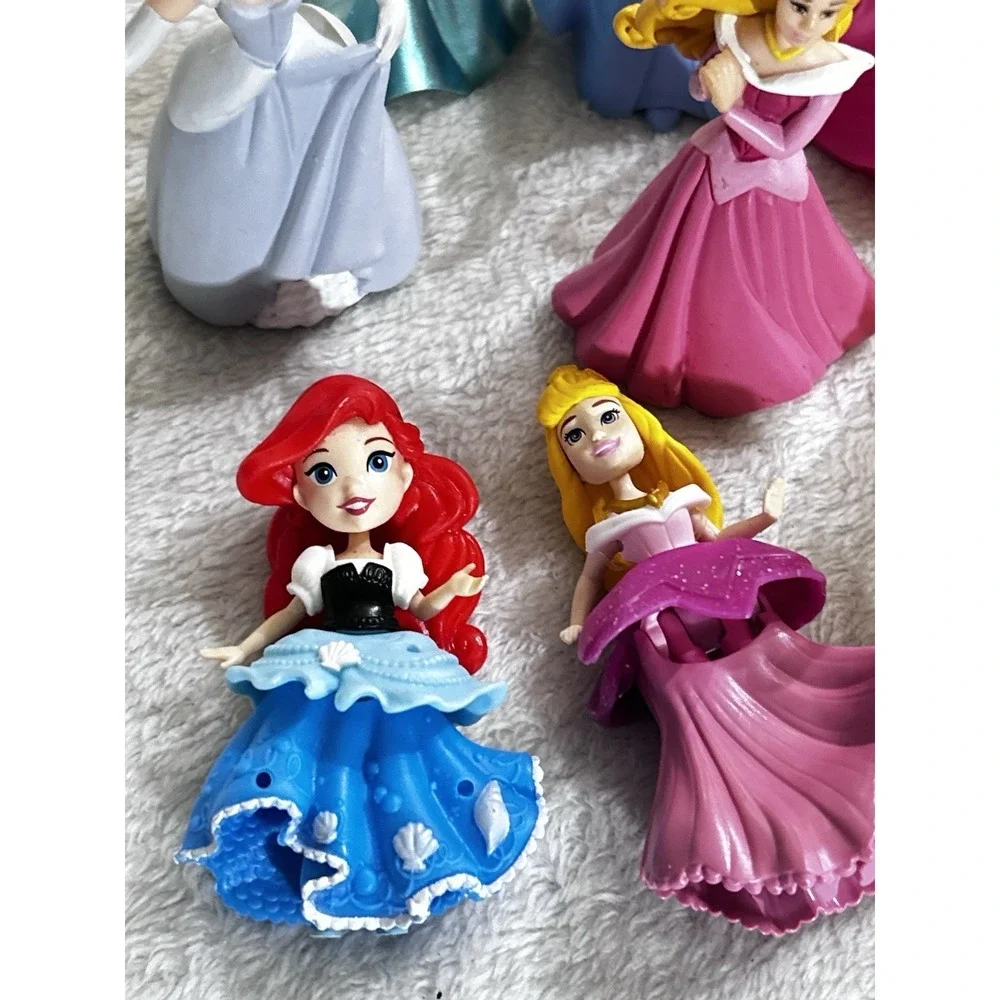 Disney Princess Toys Lot Dolls Play Figures 10 Cake Toppers