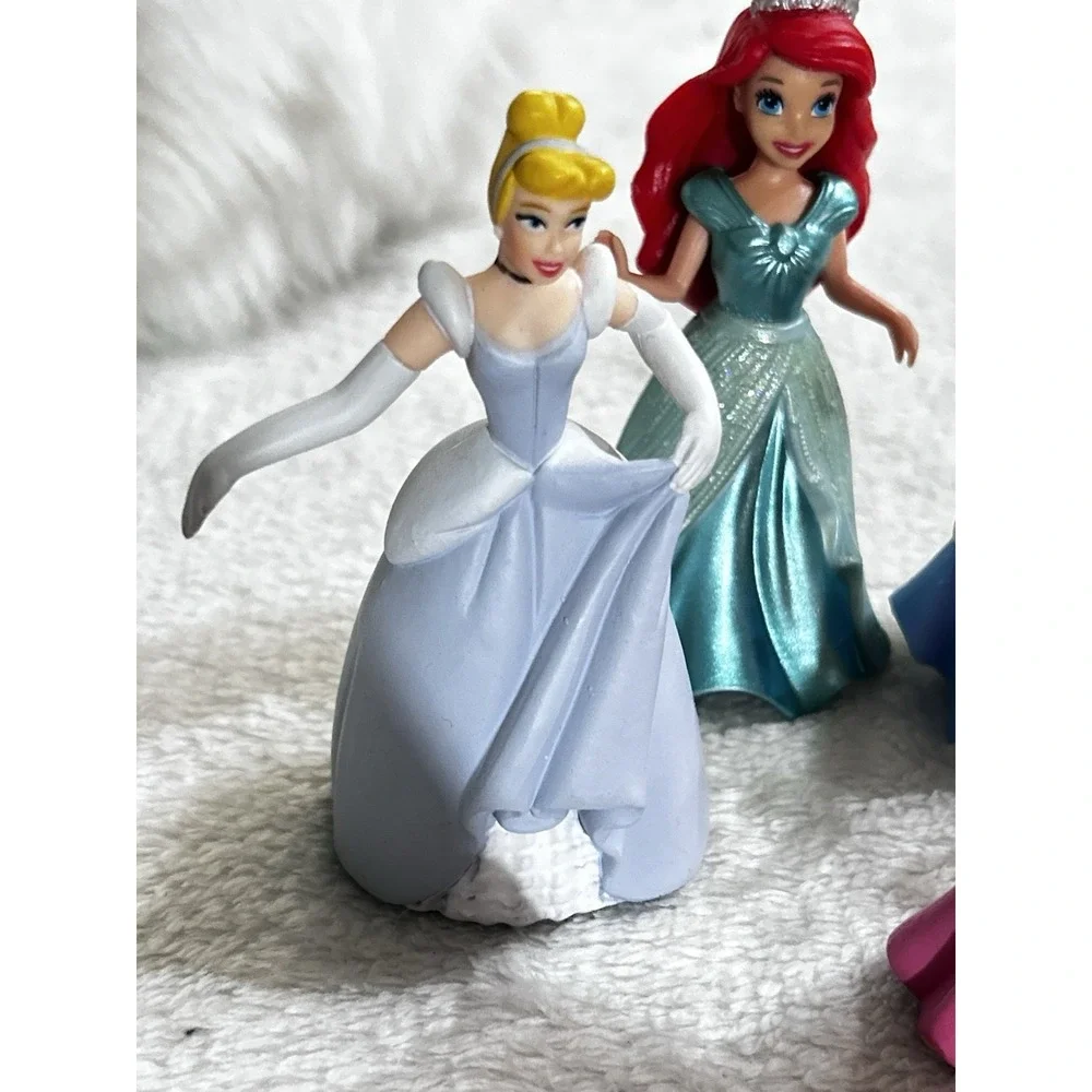 Disney Princess Toys Lot Dolls Play Figures 10 Cake Toppers