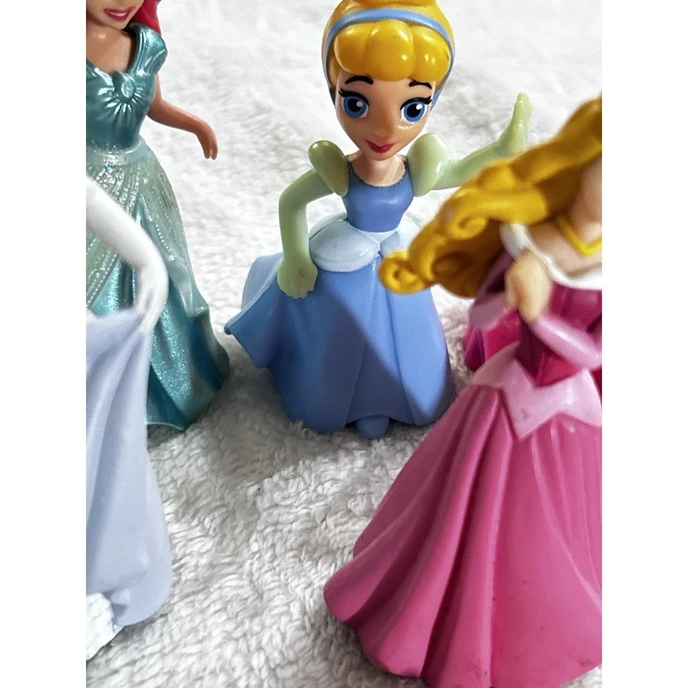 Disney Princess Toys Lot Dolls Play Figures 10 Cake Toppers