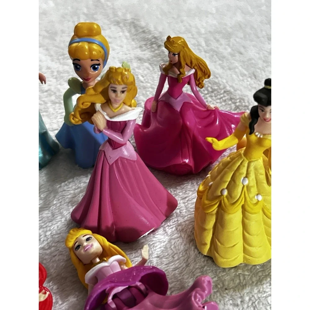 Disney Princess Toys Lot Dolls Play Figures 10 Cake Toppers