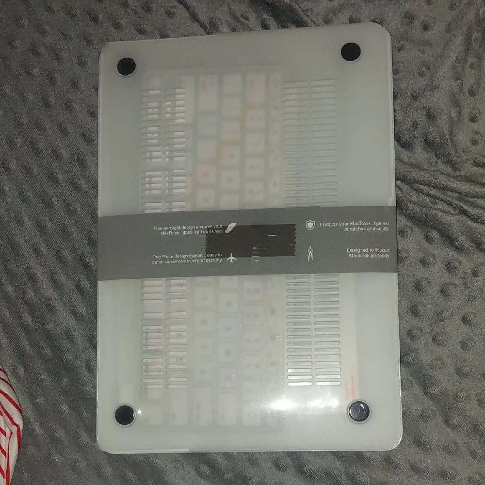 13-Inch Laptop Case for Air - White Marble