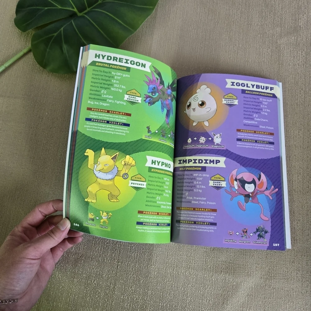 POKÉMON | Scarlet & Violet Handook Stats & Facts