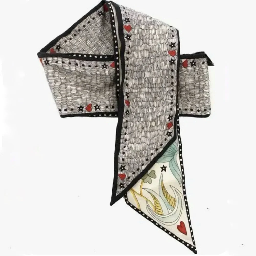 DIOR J’Adior L’Amoureux Lovers Silk Mitzah Twilly Scarf - NEW in Box & Shopper