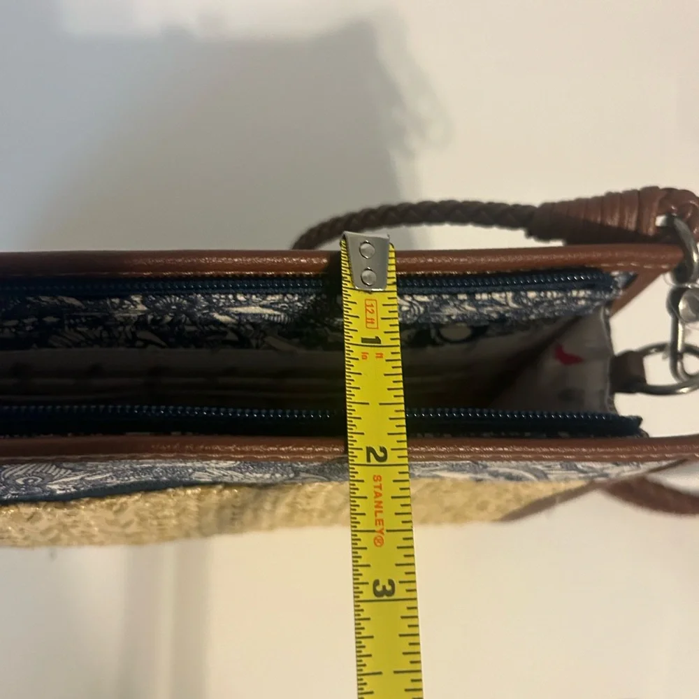 SAKROOTS Roma Mini Crossbody Bag Boho Purse Light‎ Weight Nature Neutral Tone