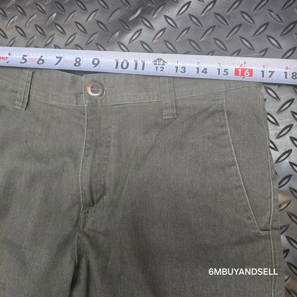 Volcom Frickin Modern Stretch Chino Shorts Mens 32 Charcoal Gray A09118D0
