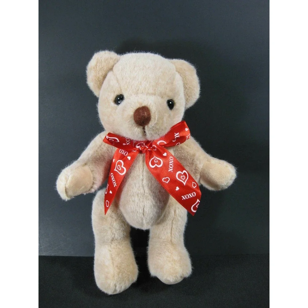 Teddy‎ Bear Poseable Hearts OXOX LOVE Kisses Stuffed 11