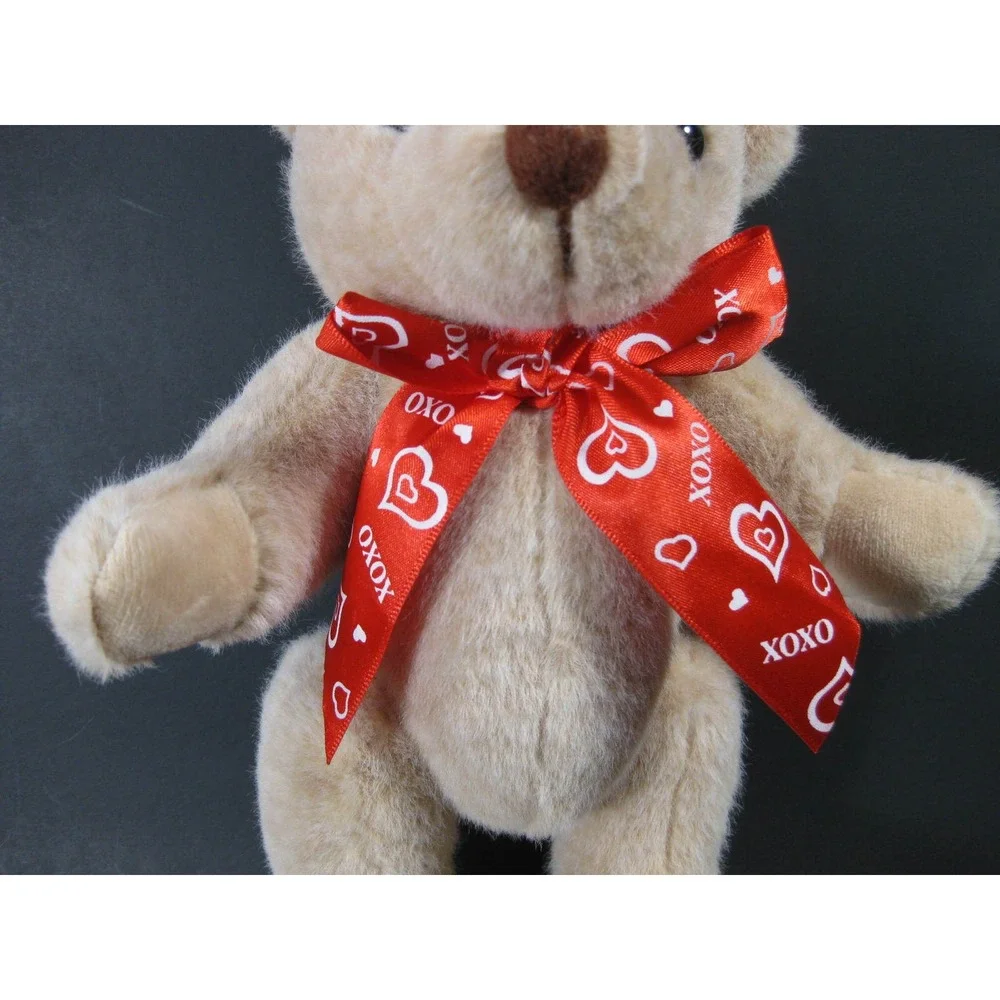 Teddy‎ Bear Poseable Hearts OXOX LOVE Kisses Stuffed 11