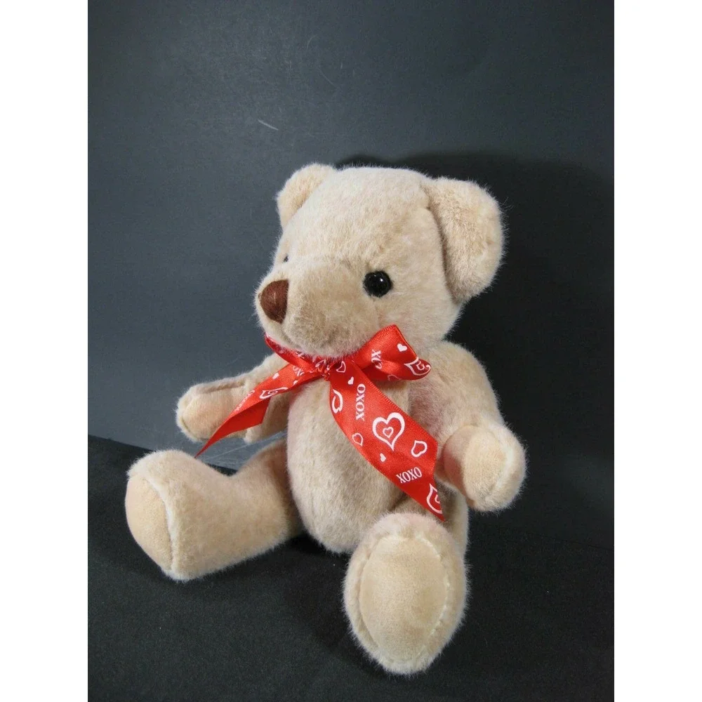 Teddy‎ Bear Poseable Hearts OXOX LOVE Kisses Stuffed 11