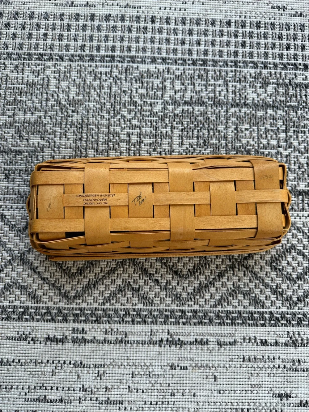 Longaberger Cracker Basket (2001) with Protector