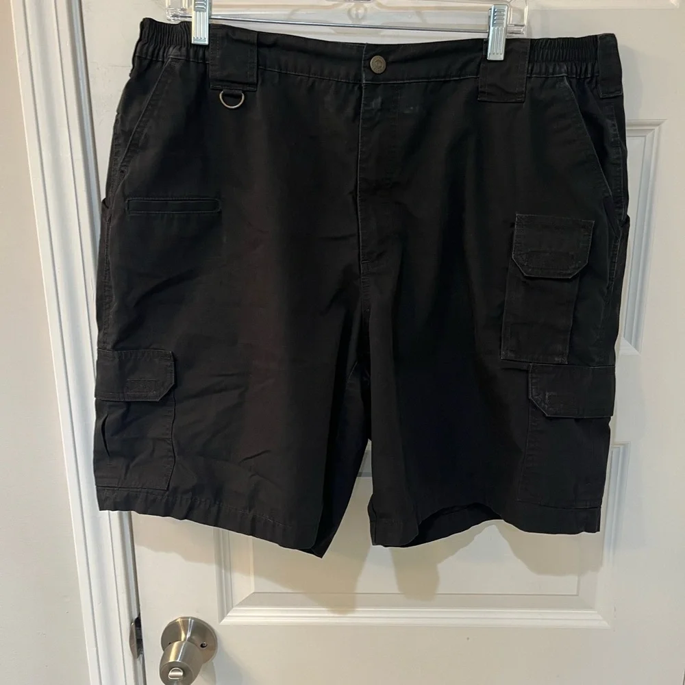 5.11 Tactical Mens Cargo Utility Shorts Size 40(Actual 38)‎ Black Hiking Outdoor
