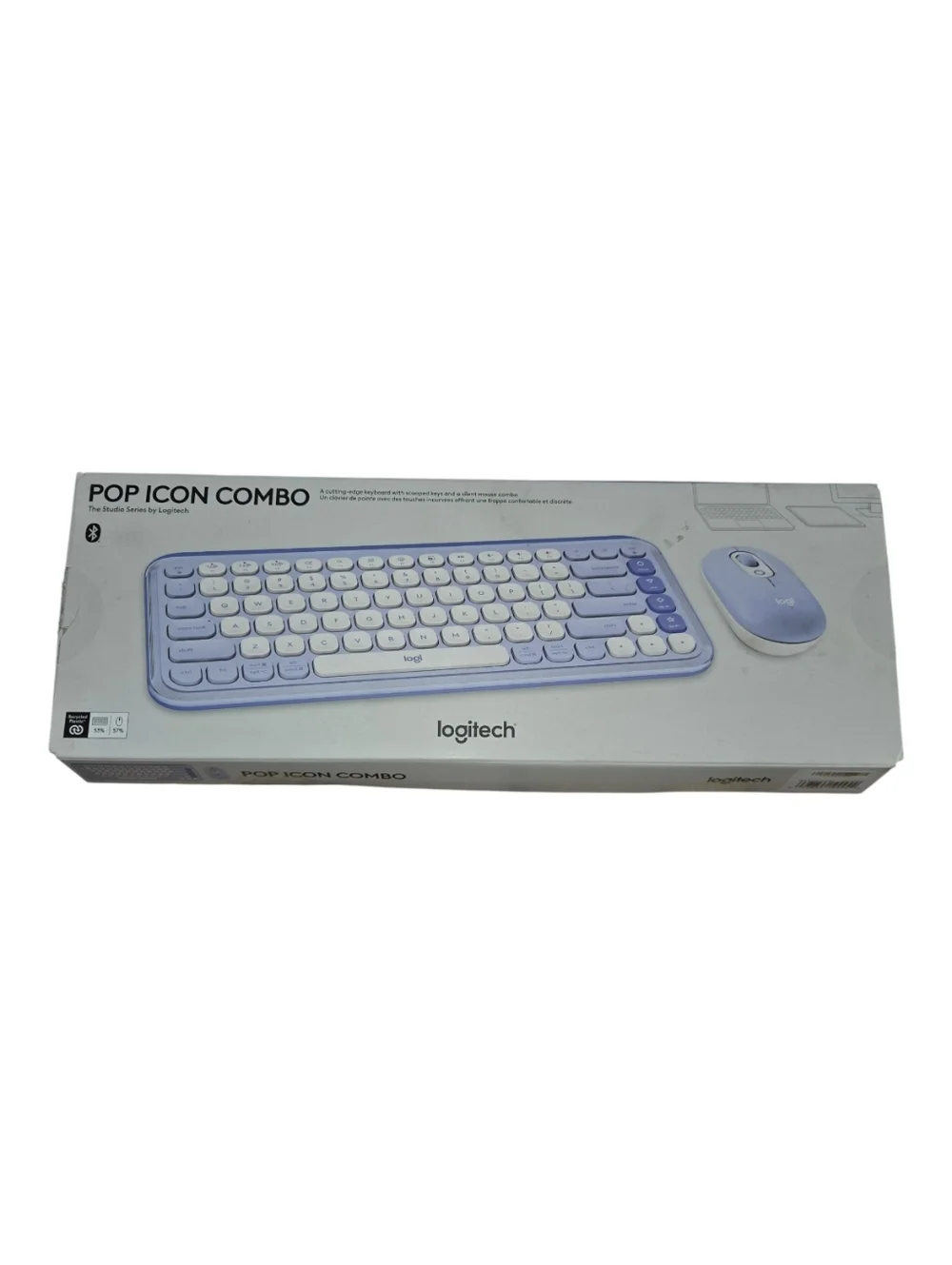 Logitech POP ICON COMBO Compact TKL Wireless Bluetooth Keyboard and Mouse Bundle