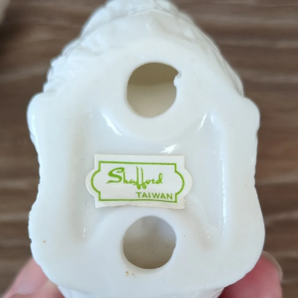 Vintage Shefford White Ceramic Duck Dining Napkin Holders -‎ Table Decor