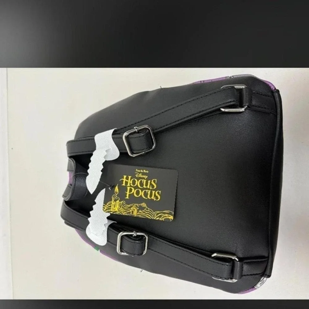 NWT Hocus Pocus Faux Leather Backpack Disney‎ Bioworld