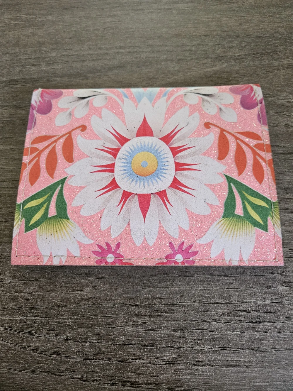 Keep It Gypsy- KIG Pink Floral Rhinestone Flap Wallet