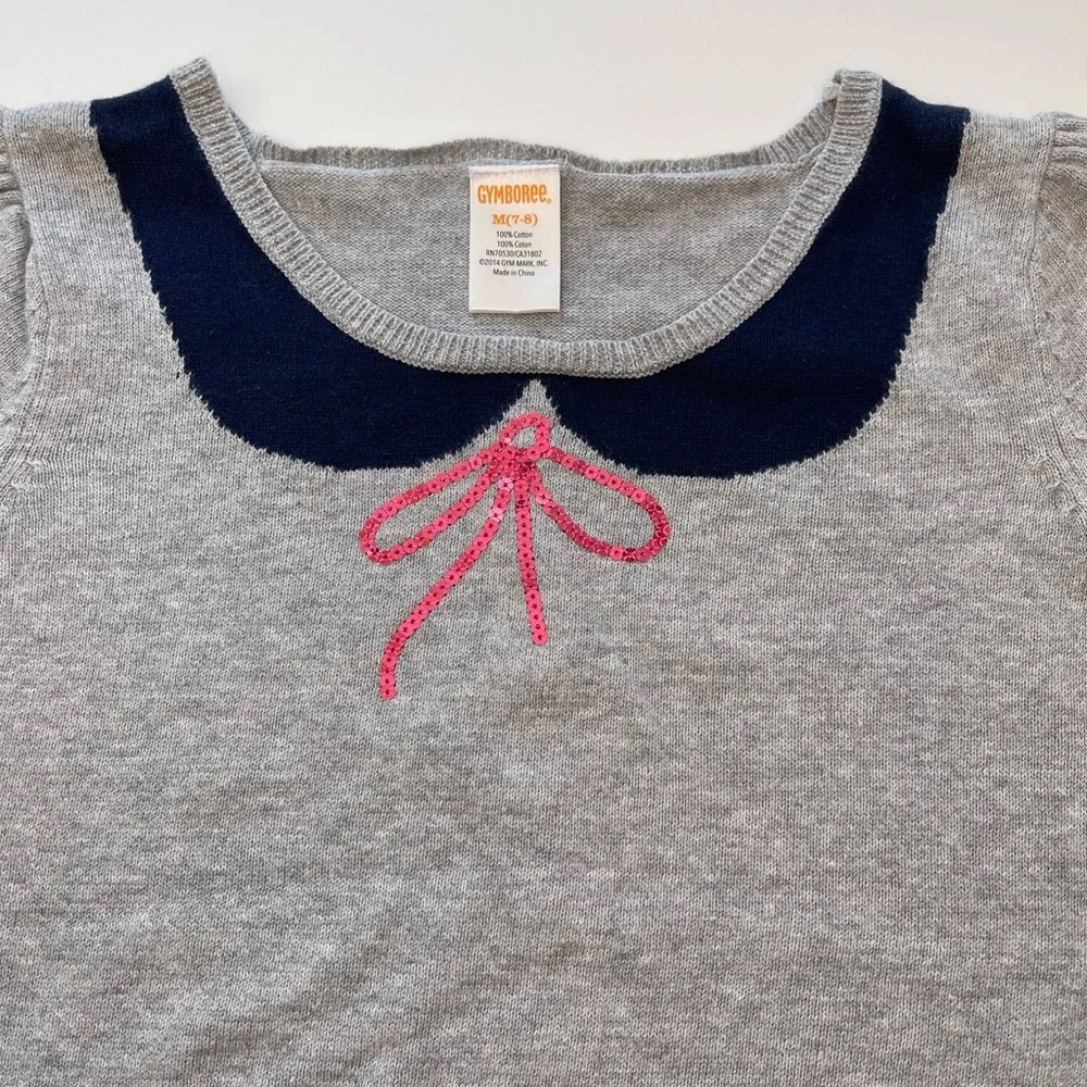 Gymboree Knit Top With NWT Cat & Jack Leggings Bundle Girls Size M (7-8)