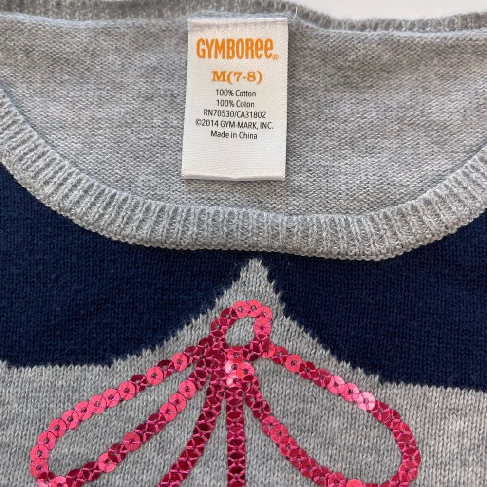 Gymboree Knit Top With NWT Cat & Jack Leggings Bundle Girls Size M (7-8)