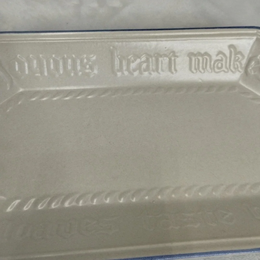 Pfaltzgraff Stoneware Tray A Joyous Heart Makes Home Taste Better‎ USA