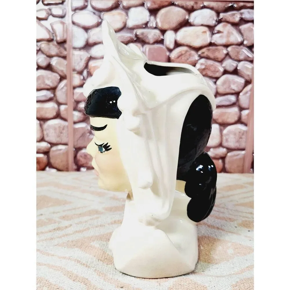 Vintage Lotus Ceramic Arts Studio Porcelain Vase Figurine