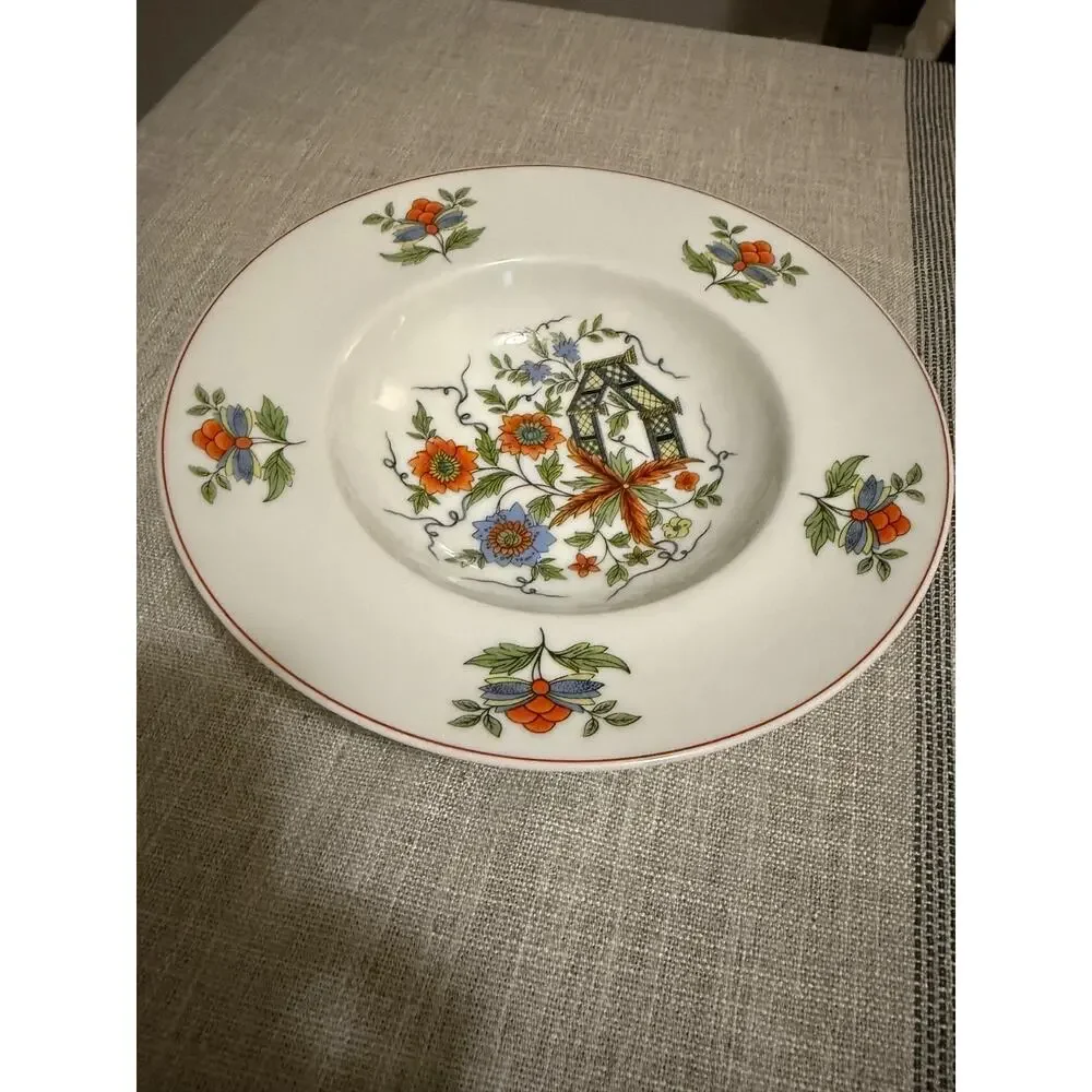 🍲 Vintage Limoges France “Royal Chapus” 8″ Soup Bowl – Bone China, Floral