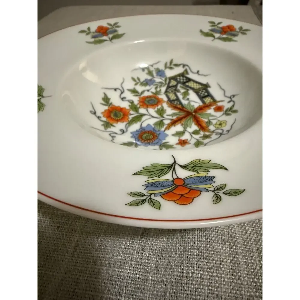 🍲 Vintage Limoges France “Royal Chapus” 8″ Soup Bowl – Bone China, Floral