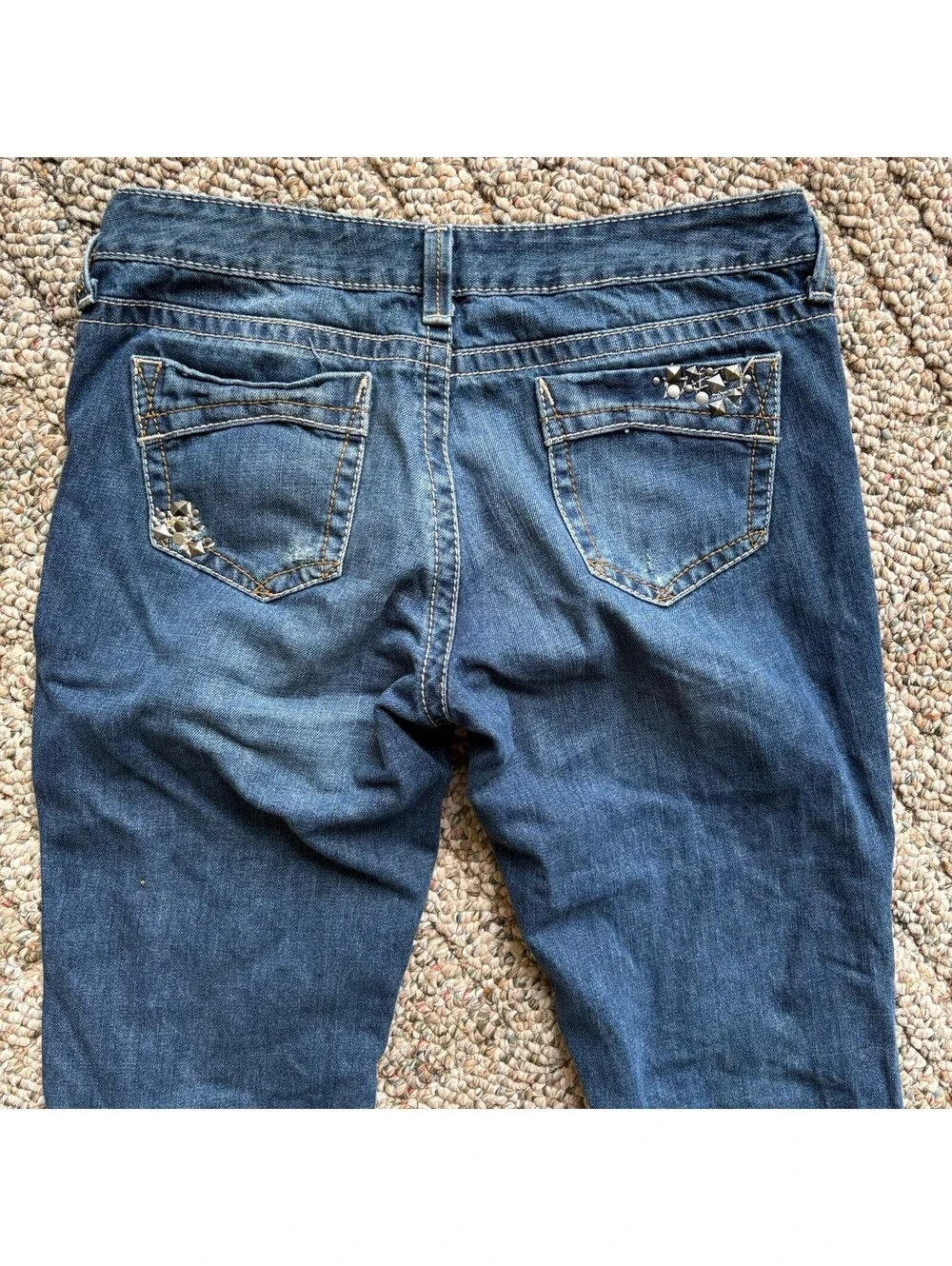 Ariat Amber Bootcut Jeans Womens 32 R Cotton Medium Blue Cowgirl Denim