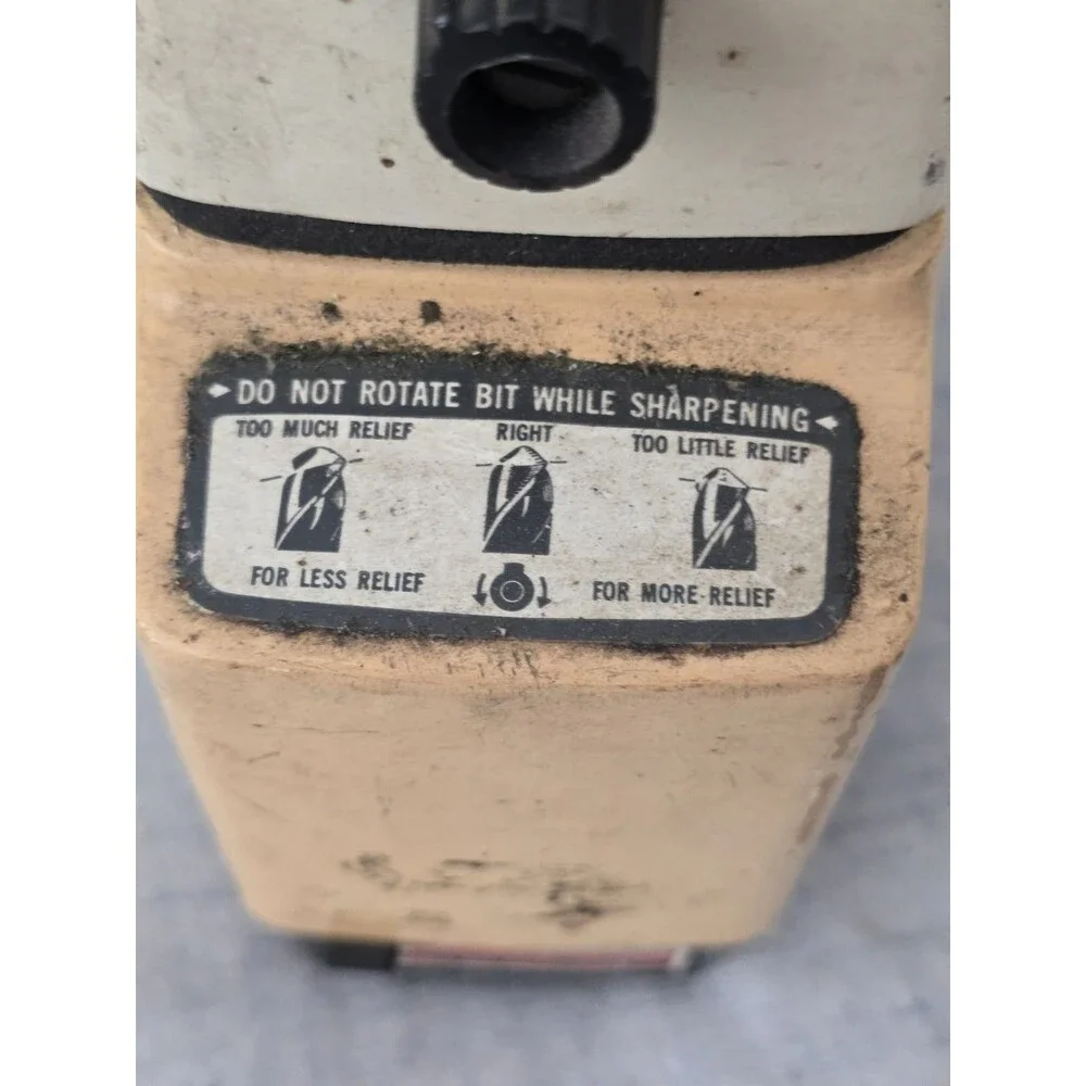 Vintage Black & Decker Drill Bit Sharpener Model 7980 - Tested & Working!