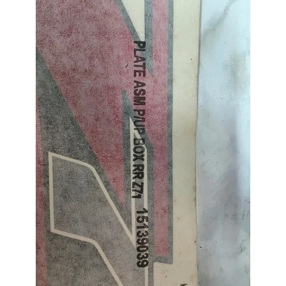 Genuine GM Pickup Box Side Rear Z71 Decal 15139039