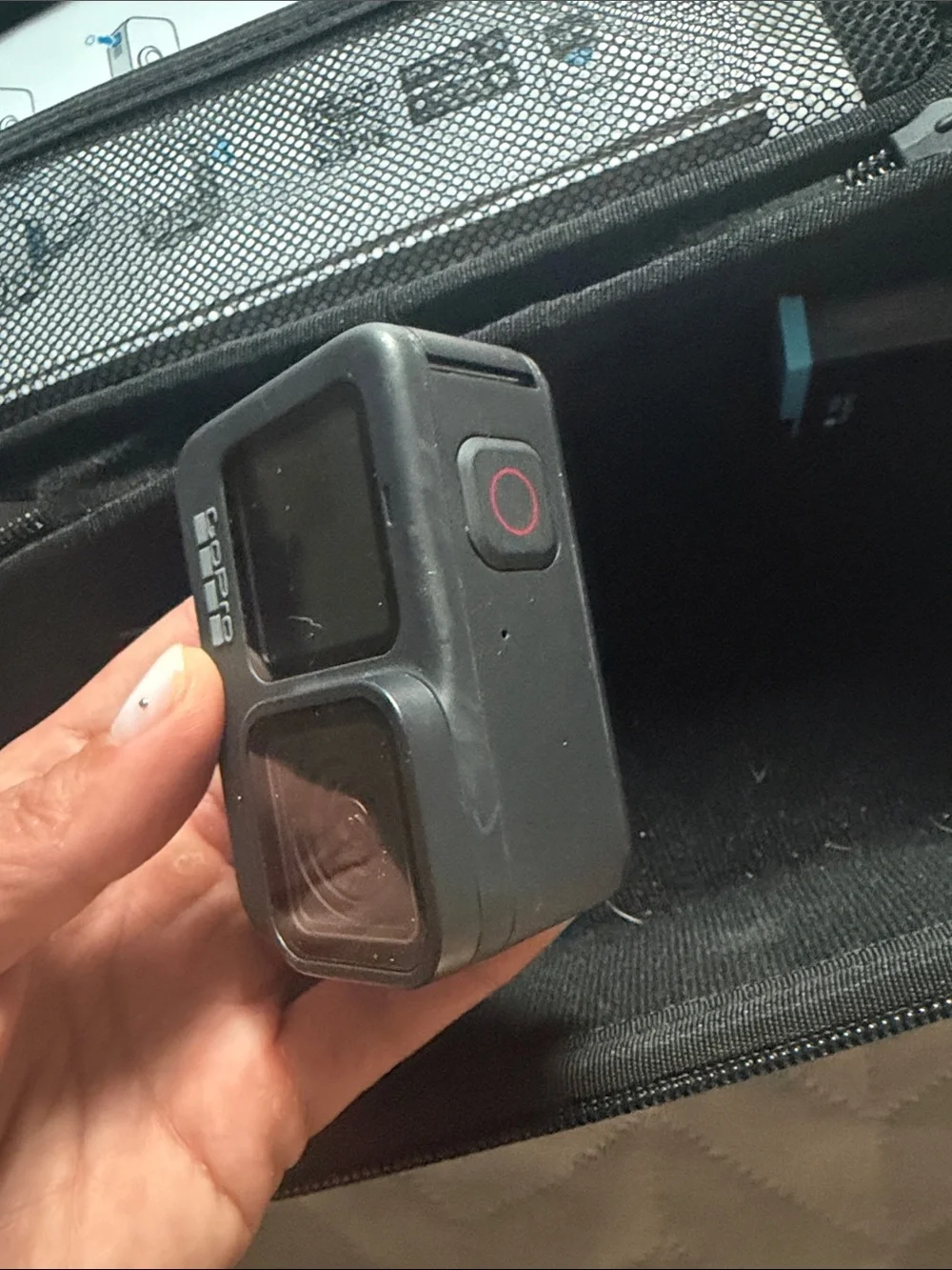 GoPro HERO Action Camera in Black with Blue Accents