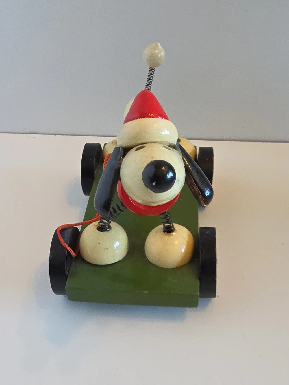 Vintage Pull Toy Dog Personalized 