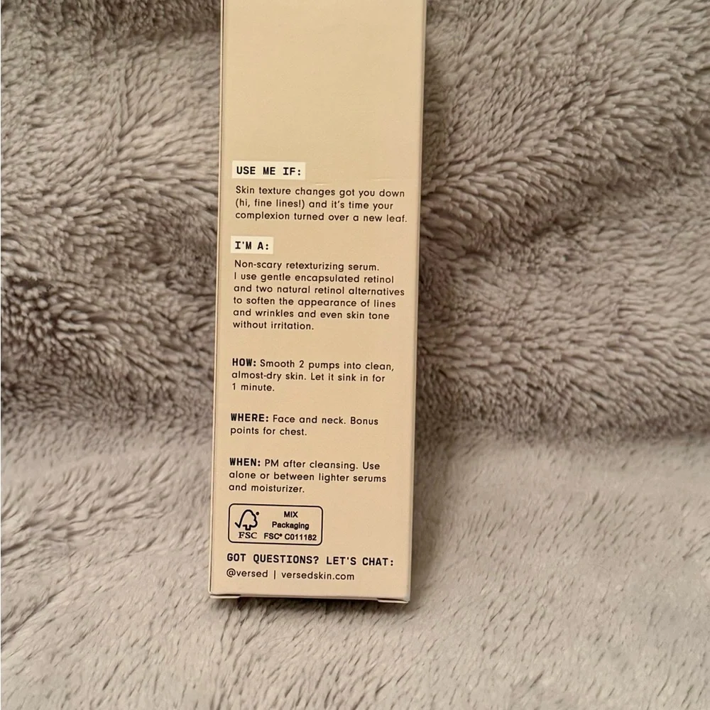 Versed Press Restart Gentle Retinol‎ Serum