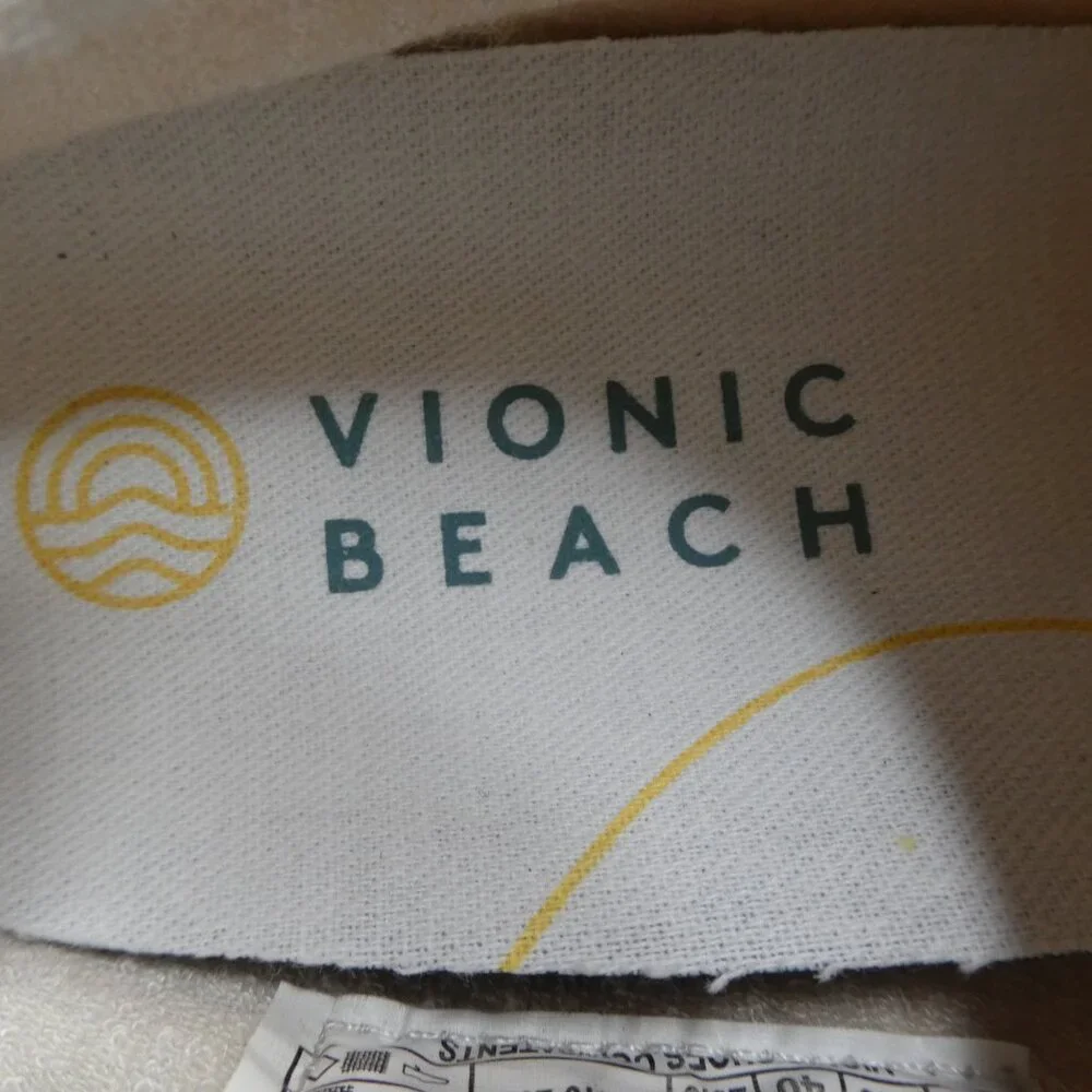 Vionic‎ Beach Stinson Yellow Canvas Lightweight Sneakers Womens 8.5