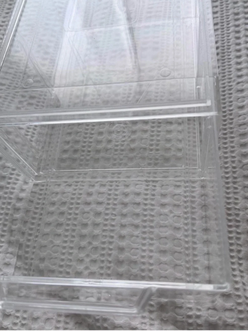 Clear Plastic Stacking Storage Bin - Clear