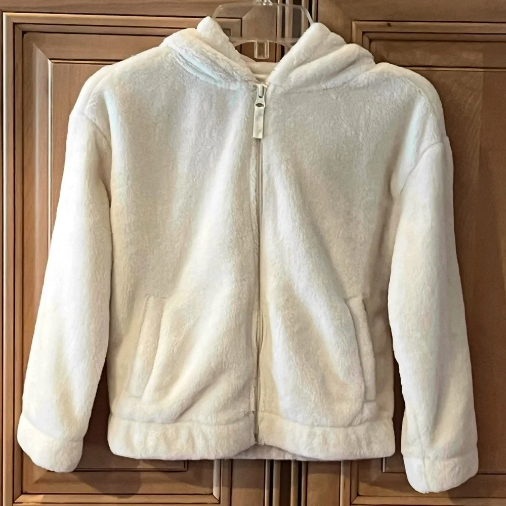 Carter’s Big Girls High Pile Sherpa Hooded Zip Jacket