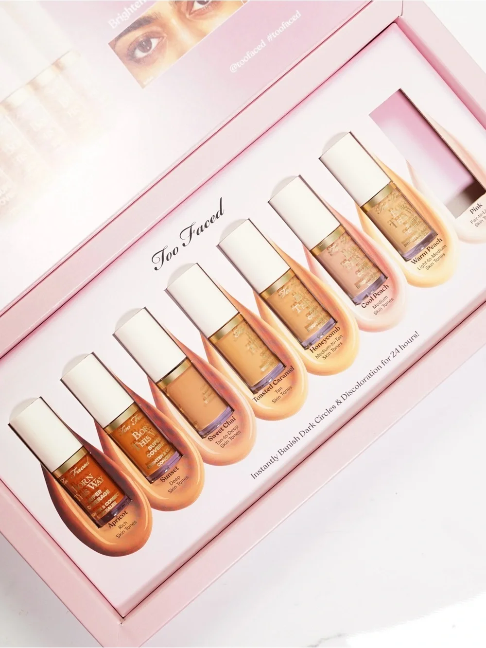 TOO FACED Born This Way Brighten & Correct Concealers PR Box (New & Authentic)