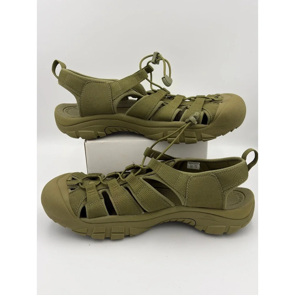 Keen Newport H2 Mens Olive Green Waterproof Hiking Sport Sandals 1018704