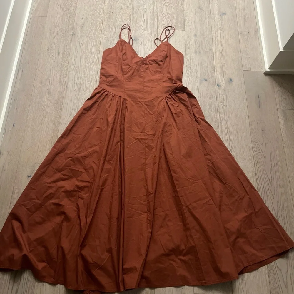 Abercrombie & Fitch Rust Maxi Dress