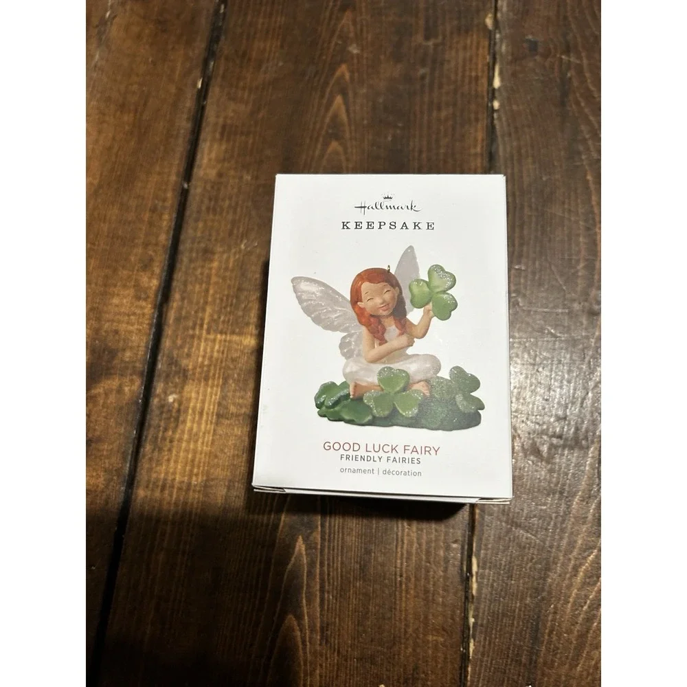 Hallmark Friendly Fairies Good Luck Fairy St Patrick's Ornament Box 2nd Series