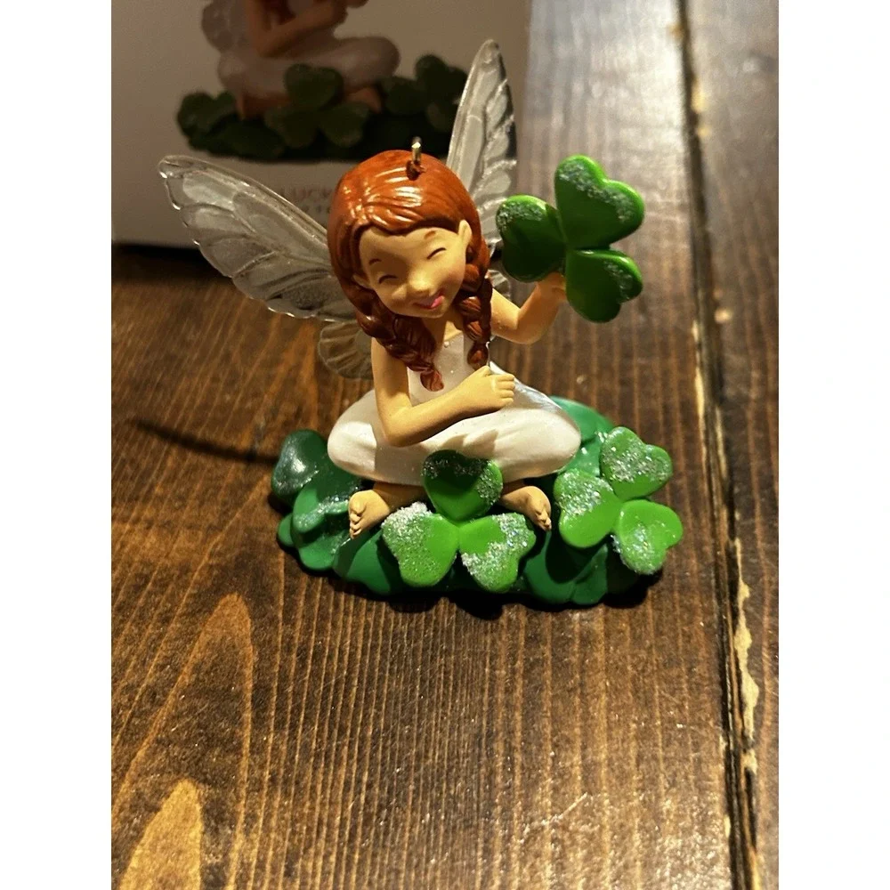 Hallmark Friendly Fairies Good Luck Fairy St Patrick's Ornament Box 2nd Series