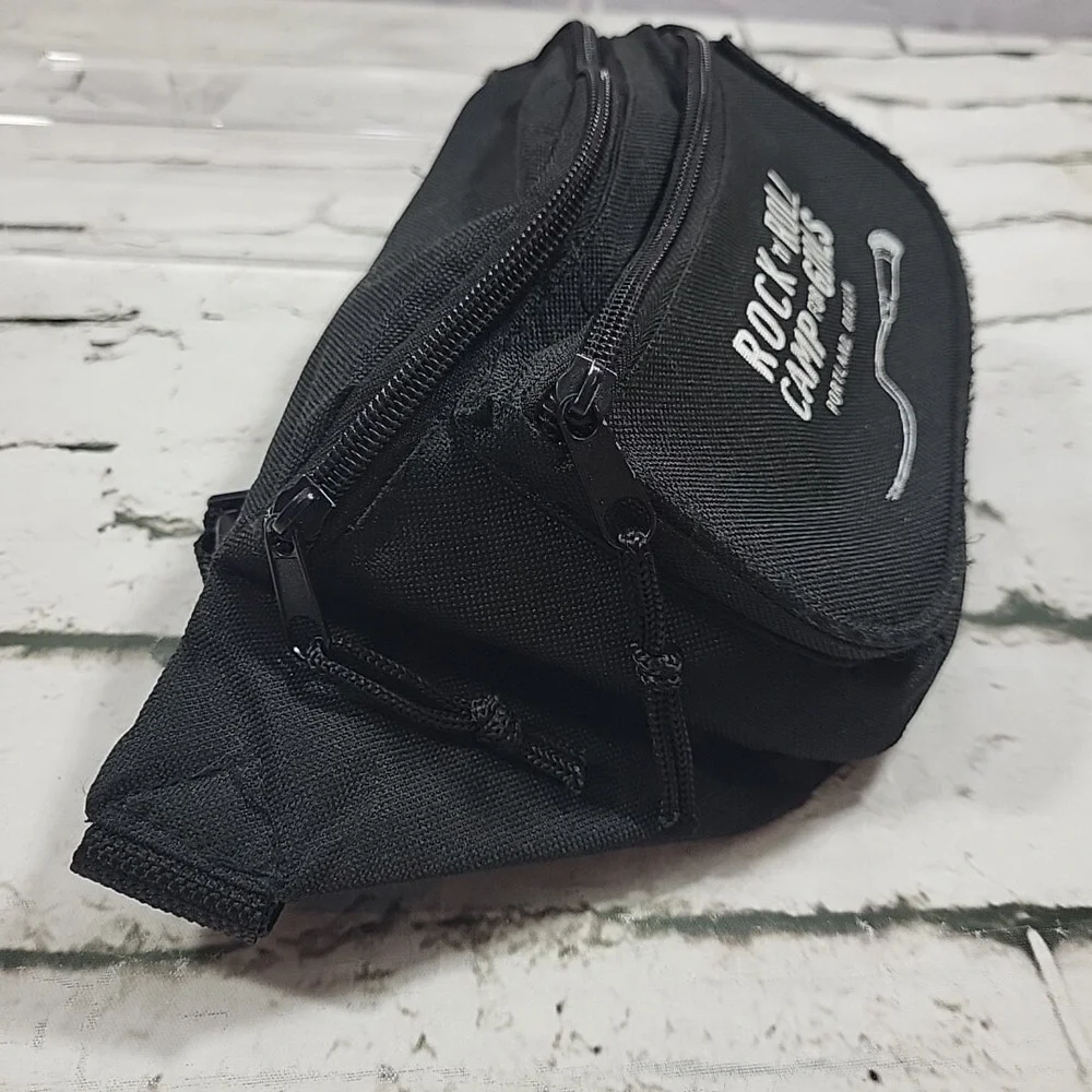Rock 'n Roll Camp For Girls Fanny Pack‎ Black Waist Hip Bum Bag Portland Oregon