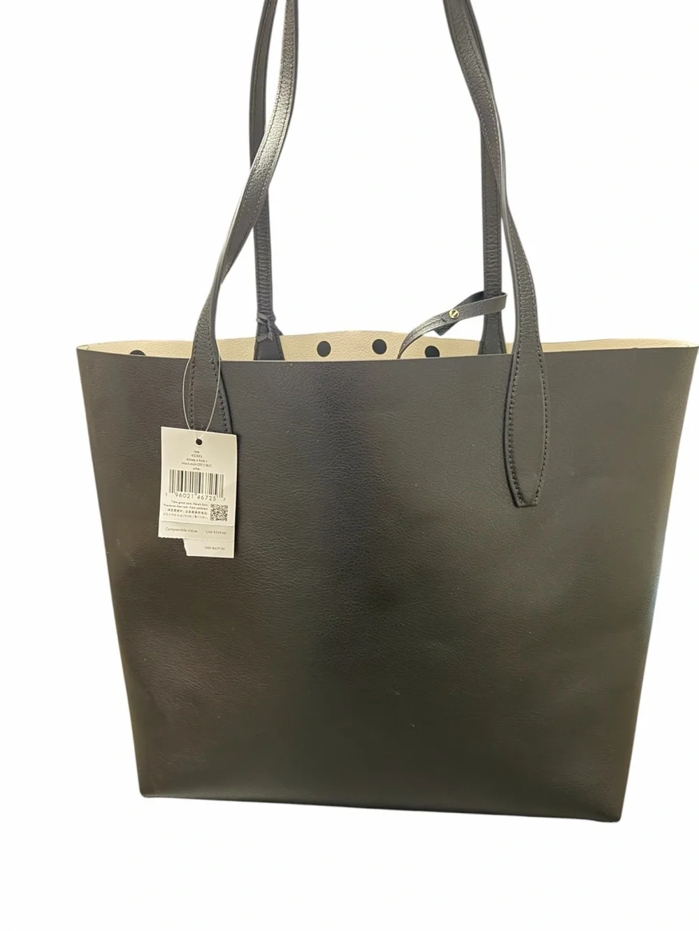 kate spade Black Tote with Red Bow Minnie Appliqué