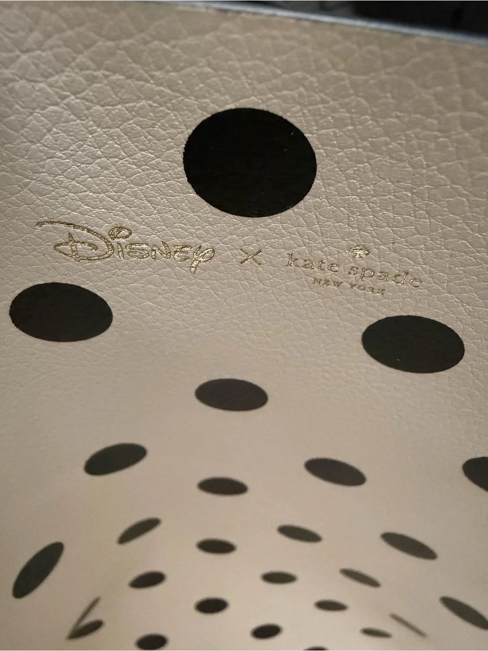 kate spade Black Tote with Red Bow Minnie Appliqué