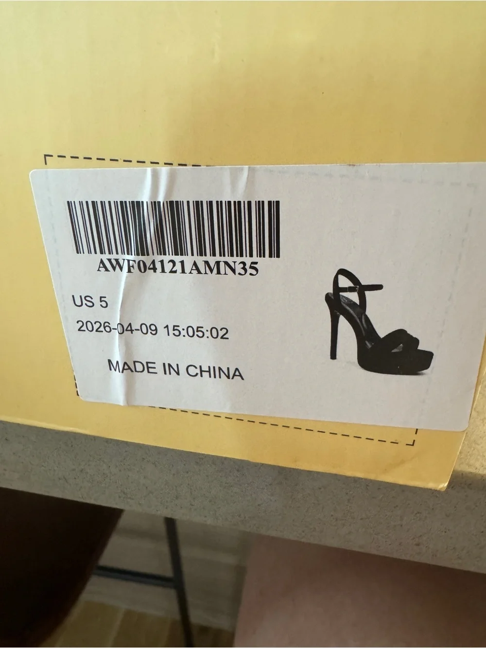 Cosy Island Black DenimLoft Platform Ankle-Strap Sandal