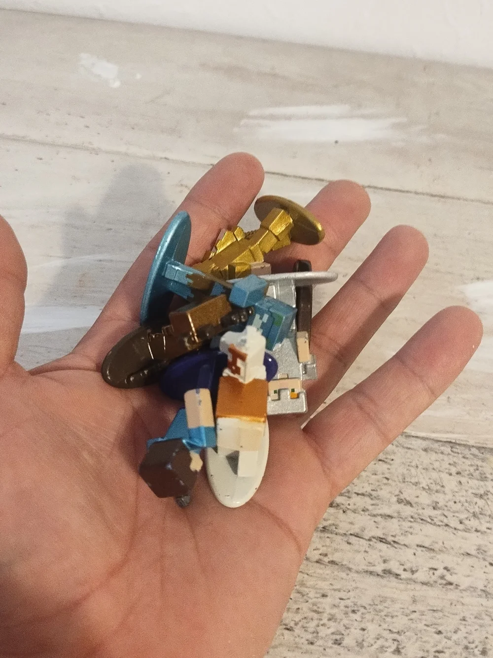Lot of 7 minecraft NANO metalfigs Jada Toys die cast Figures