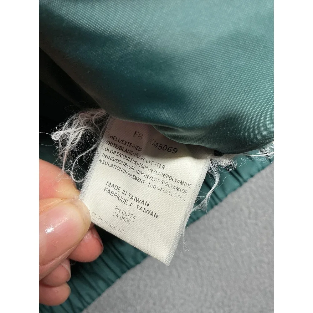 Columbia Jacket Mens XL Green Puffer Insulated Lined Full Zip Pockets Winter