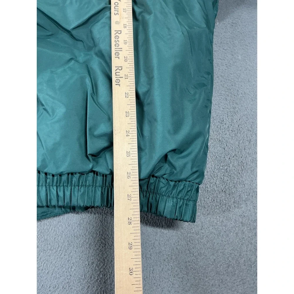 Columbia Jacket Mens XL Green Puffer Insulated Lined Full Zip Pockets Winter