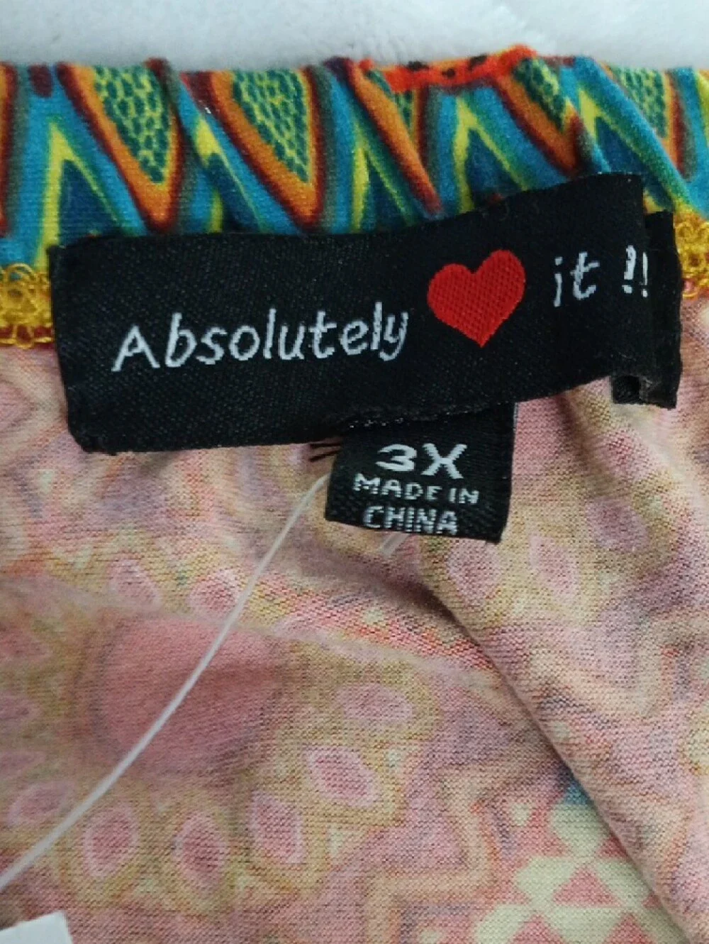 Absolutely Love It print multicolor silhouette