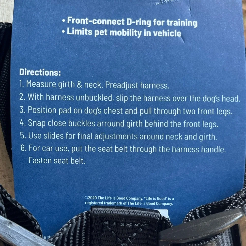 Life is Good Dog harness M