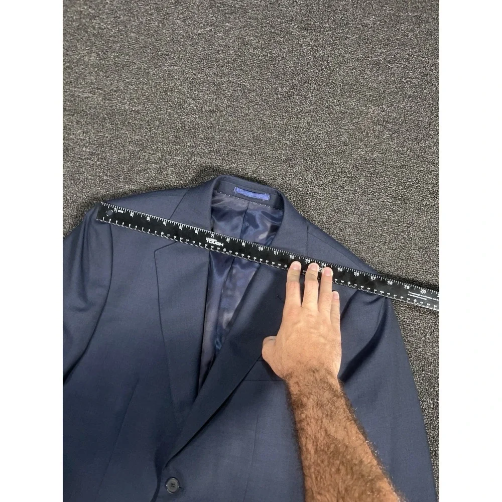 Charles Tyrwhitt 2 Piece Suit Men's 38R Pants 33x31 Blue Wool Slim Fit